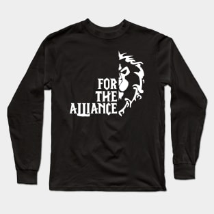 For The Alliance! (white) Long Sleeve T-Shirt